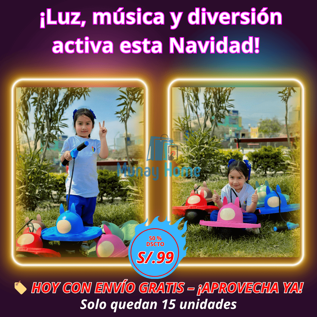 🎄✨ ¡Luz, música y diversión activa esta Navidad! ✨🎶