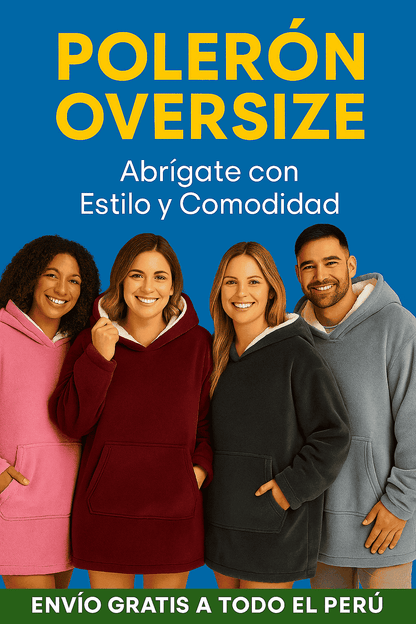 🧥❄️ Abraza el Invierno con Nuestros Polerones Oversize 🤗
